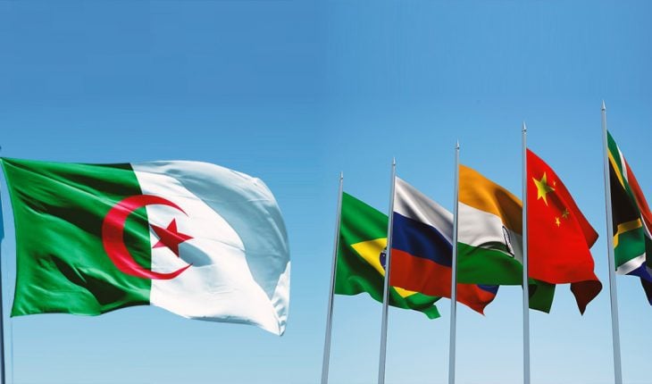 علم الجزائر وأعلام البريكس